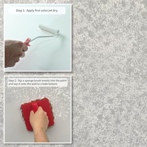 Hanroy Sponge Paint Roller for Painting Art Decorators Brush for Home Wall Painting(RCY103-KD)