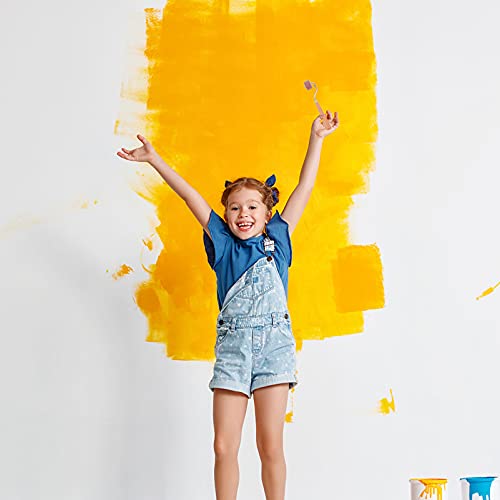 EXCEART Brayer Roller Soft Rubber Brayer with Wooden Handle Glue Roller for DIY Craft Art Ink Paint Block Stamping Printmaking Wallpaper 2cm