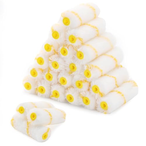 Bates- Paint Roller Covers, 36 Pack, 4-Inch Covers for Paint Roller 4 Inch Paint Roller Covers, 4 Paint Roller Covers, Covers for Paint Rollers 4 Inch, 4 Inch Rollers for Painting Small Paint Rollers