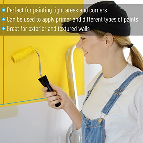 Bates- Paint Roller Covers, 36 Pack, 4-Inch Covers for Paint Roller 4 Inch Paint Roller Covers, 4 Paint Roller Covers, Covers for Paint Rollers 4 Inch, 4 Inch Rollers for Painting Small Paint Rollers