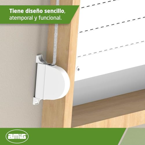 Amig - Overlay Folding Outer Blind Picker | Plastic Roller | with White Tape and Black Paints of 14 mm | Housing or White Box | Measurements: 3.5 x 17.5 x 12.5 cm