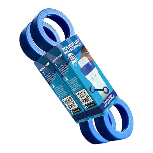 Touch Up Cup Roller Saver Paint Roller Cleaner Tool, House Painting Supplies, Paint Remover Scraper, As Seen On Shark Tank Products, 2 Pack