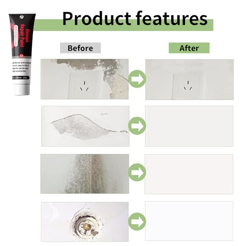 1 Pack Large Hole Repair Kit+1 Pack Small Roller Brush Wall Repair Tool +1 Pack Drywall Repair Kit,White Paint for Wall,Wall Repair Patch Kit(3 Pack)