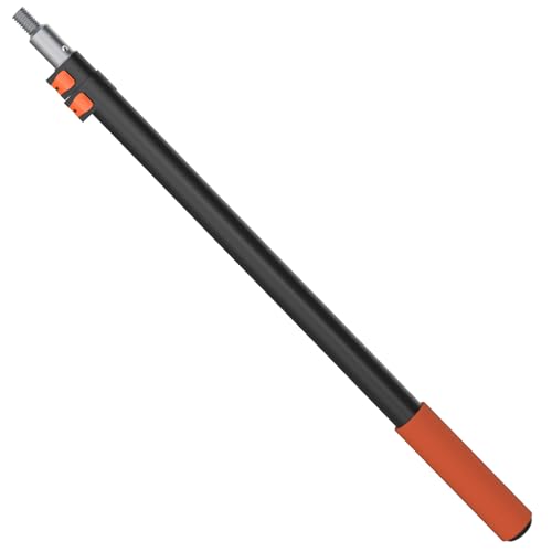 1 to 3ft Telescoping Pole, Paint Roller Extension Pole, Multi-Purpose Extendable Pole, Lightweight Sturdy Aluminum Telescopic Pole, Easy Flip-Tab Lock Paint Extension Pole