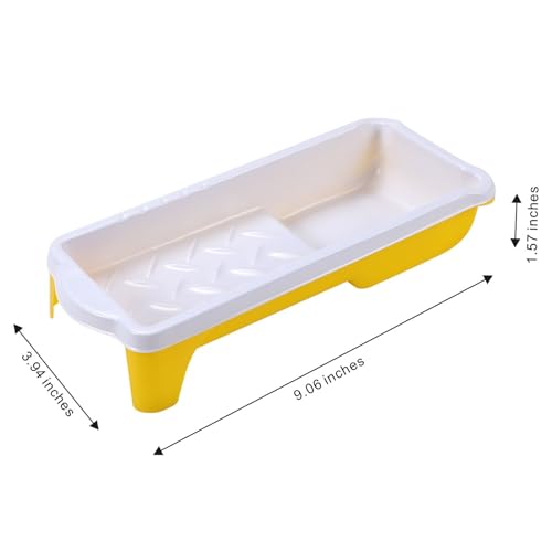 Paint Tray Liner, 2Inch Paint Roller Tray, Paint Tray with Liners, Small Paint Tray, Disposable Paint Tray Liners, Thickened Plastic Paint Tray Liners,21 Pack