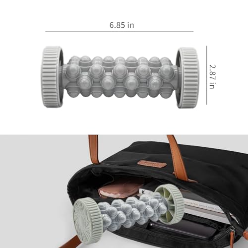 Glynisyz Foot Massager Roller for Plantar Fasciitis, Deep Tissue Plantar Fasciitis Massage Tool,Foot Trigger Point Therapy Reflexology Arch Massage for Relieving Feet Arch Heel Paint