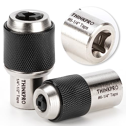 Thinkpro 2pcs Tap Socket Set with Adjustable Jaws