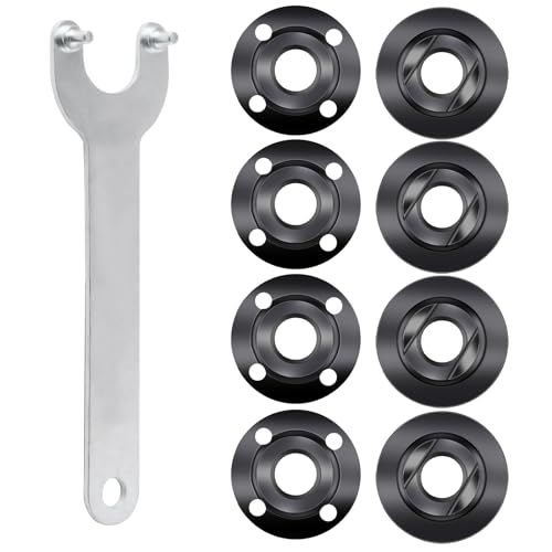 9Pcs Angle Grinder Nuts and Wrench Set