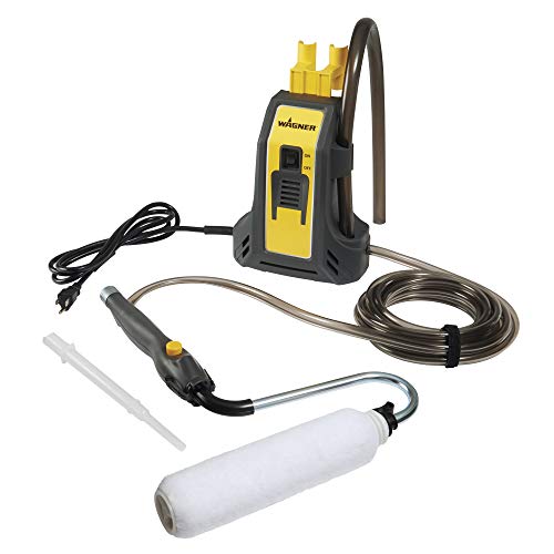 Wagner Spraytech 0530010 Smart Sidekick Paint Roller & 0155208 3/4-Inch Power Roller Cover Colors May Vary, Paint Roller & 0155206K 155206 9inch-by-3/8-Inch Perforated Roller Cover