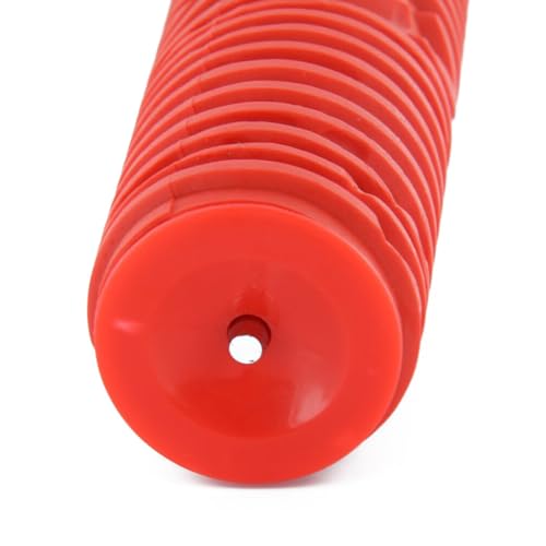 Ciieeo 7-inch Wood Graining Tool Red Wood Grain Paint Roller DIY Rubber Graining Tool with Handle for Art Paint Decoration