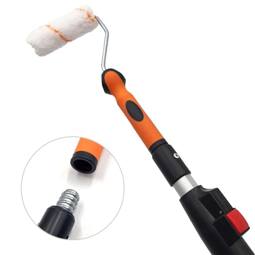 12pc Mini Paint Roller Kit, 4 inch Painting Tray Set with High Density Foam Roller, Microfiber Roller Cover, Brush, Golves, Perfect for Small Area, Touch Ups