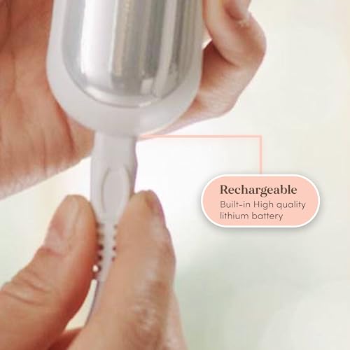 Personal Pedi Diamond: Exfoliates, Buffs, & Polishes with Encrusted Diamond Chips - Rechargeable, Interchangeable Rollers– Easy-to-use, 2 Intensity Levels, 2 Speeds, As Seen On TV