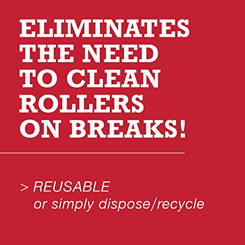 ALLWAY PON Paint Poncho Reusable Wet Paint Brush & Roller Protectors, 5 Pack Each