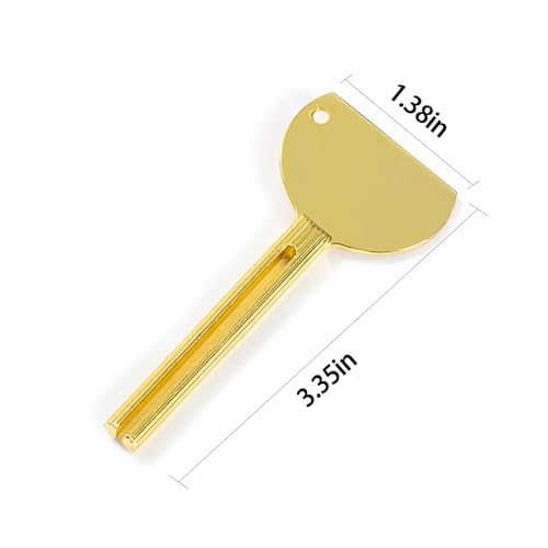 6PCS Toothpaste Squeezer,Tube Squeezer Tool,Metal Tube Presser Tube Roller Tube Wringer Keys Dispenser Roller for Toothpaste Cosmetic Oil Cream Paint Squeezer(6 Color)
