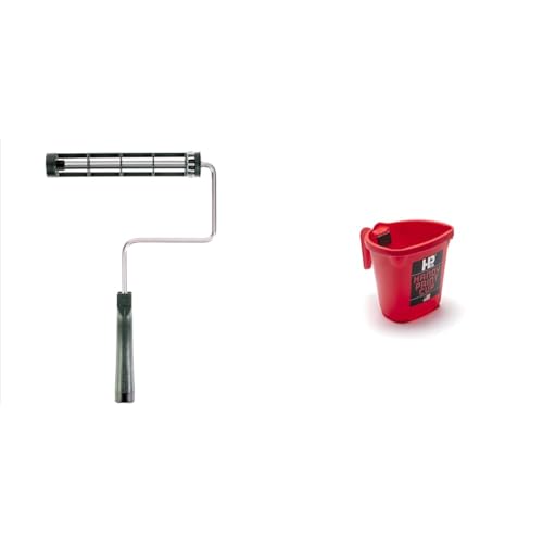 Wooster Brush R017-9 Sherlock Roller Frame, 9-Inch & Handy Paint Cup Holds 16 oz. of Paint or Stain, Integrated Magnetic Brush Holder, Ideal for Trim Work, Touch-ups, 1 Pack