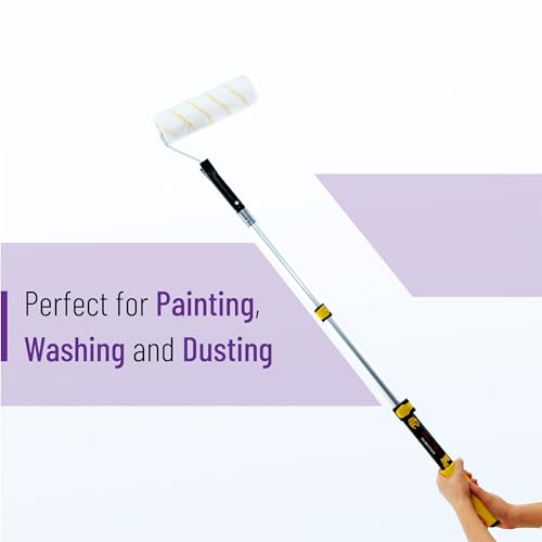 Bates- Extension Pole, 2.4 to 6 Ft Pole, ‎Telescoping Pole, Extendable Pole, Telescopic Pole, Paint Pole, Paint Roller Extension Pole, Paint Extension Pole, Telescopic Poles