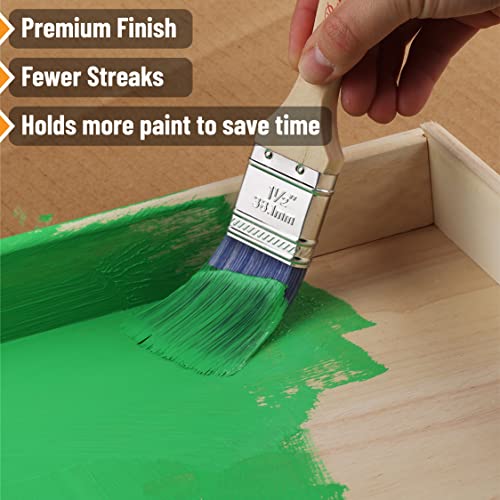 BBates- Paint Brush and Paint Roller Set, 17 Pack