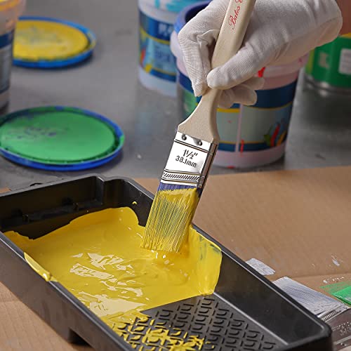 BBates- Paint Brush and Paint Roller Set, 17 Pack