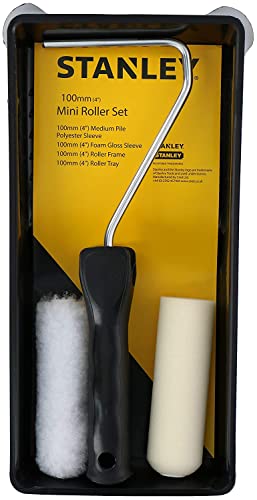 Stanley - Paint Roller Set - Polyester - 100 mm - 2 Sleeves