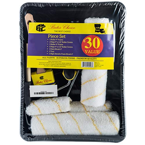 Bates-Paint Roller and Tray, 21pcs