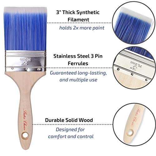 Bates- Paint Roller and Brush Set, 13 Pack