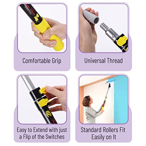 Bates- Paint Roller Set and Extension Pole