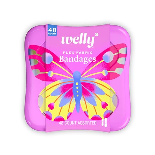 Assorted Welly Bandages for Minor Cuts - 48 Count