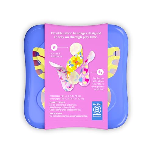 Assorted Welly Bandages for Minor Cuts - 48 Count