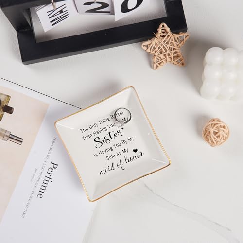 Maid of Honor Proposal Gift Jewelry Tray