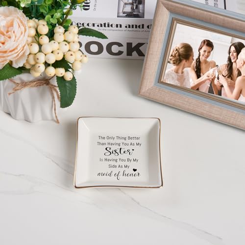 Maid of Honor Proposal Gift Jewelry Tray