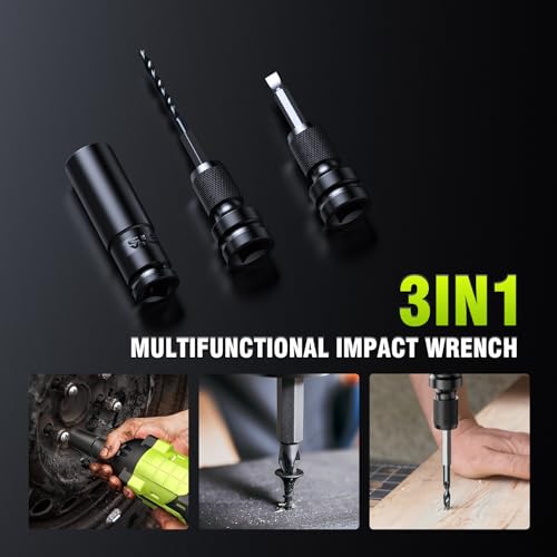 Robustrue Cordless Impact Wrench with High Torque Power