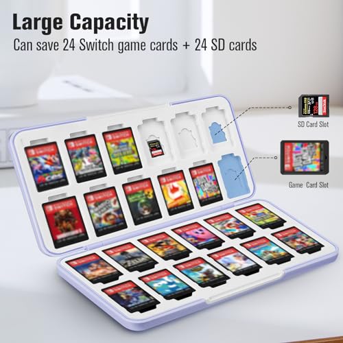 Nintendo Switch Game Card and Micro SD Case, Slim