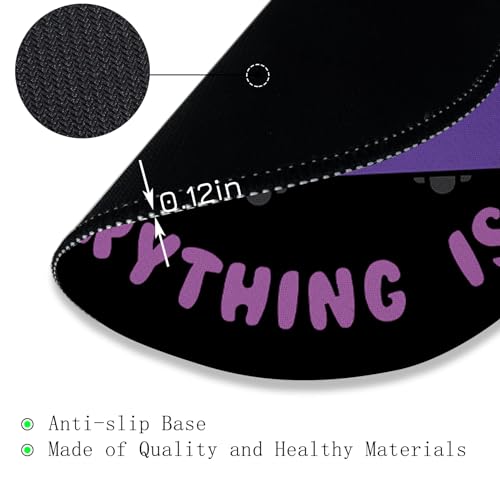 Cute Dumpster Fire Mouse Pad for Desk Gaming