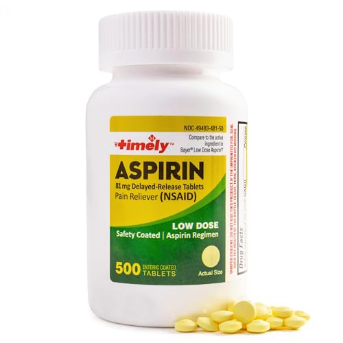 Low Dose Aspirin 81mg Tablets - Pain Reliever