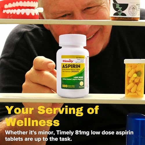 Low Dose Aspirin 81mg Tablets - Pain Reliever