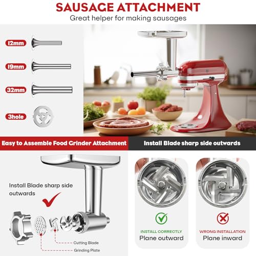 KitchenAid Stand Mixer Meat Grinder & Slicer Attachment