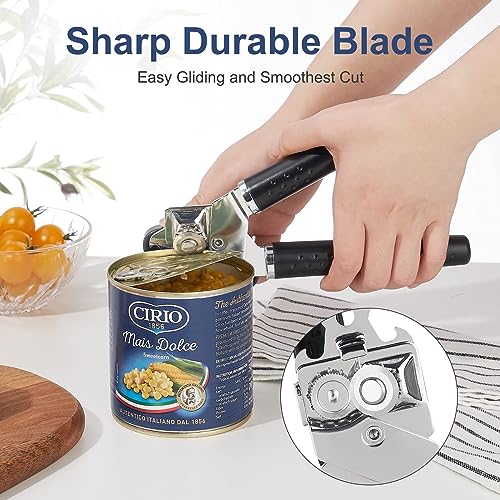 Stainless Steel Manual Can Opener - Senior-Friendly Comfort