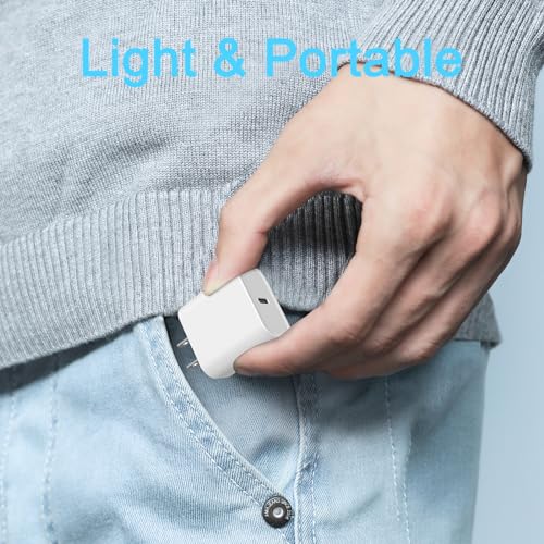 20W USB-C Power Adapter for iPhone, Samsung, Pixel