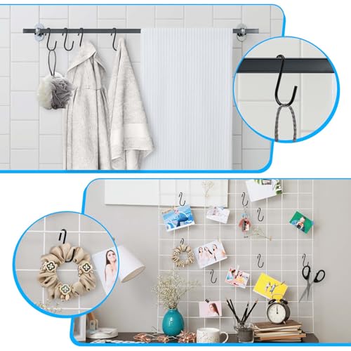 30 Pack Small S Hooks for Kitchen and Home