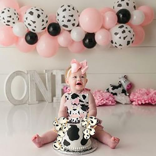 Cow Cake Topper Set for Kids Birthday Party