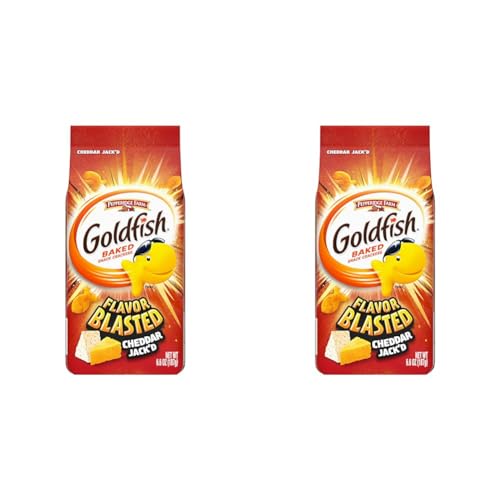 Goldfish Flavor Blasted Cheddar Jack'd Crackers, 6.6 oz