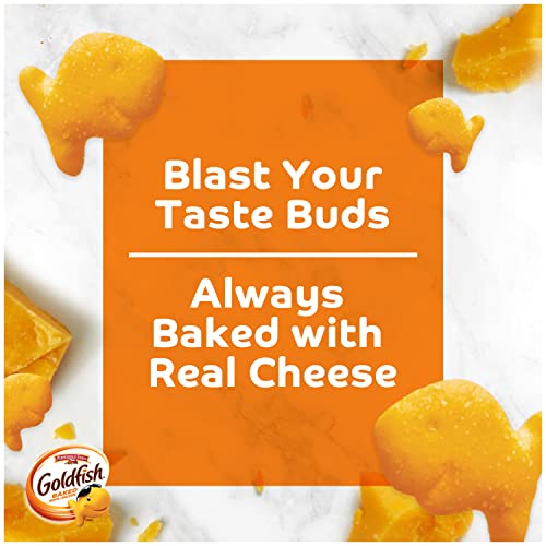 Goldfish Flavor Blasted Cheddar Jack'd Crackers, 6.6 oz