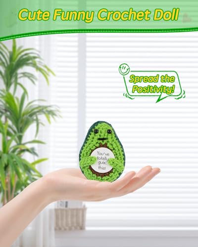 Mini Positive Potato Knitted Doll with Positive Card