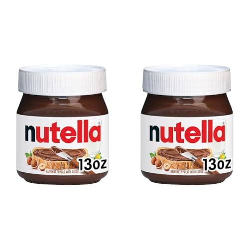 Nutella Hazelnut Cocoa Spread, 13 Oz Jar (Pack of 2)