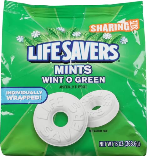 Wint-O-Green Breath Mints Hard Candy, Sharing Size, 13 oz Bag