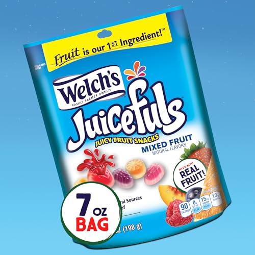 Juicy Welch's Mixed Fruit Gushers, Gluten-Free, 7 oz Pack