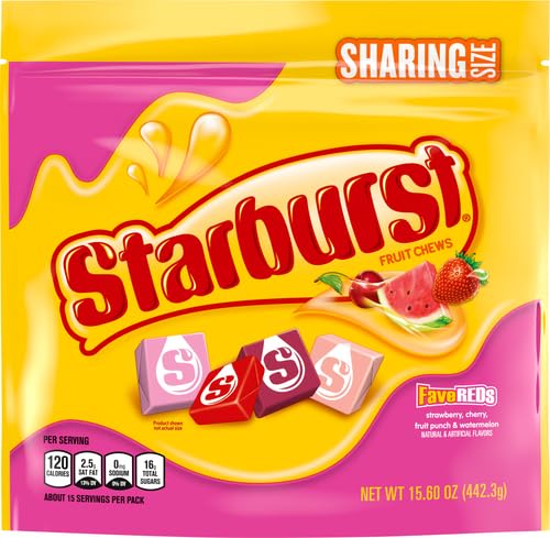 STARBURST FaveReds Fruit Chews Sharing Size, 15.6 oz