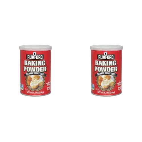 Rumford Double Action Baking Powder, 8.1 oz, Pack