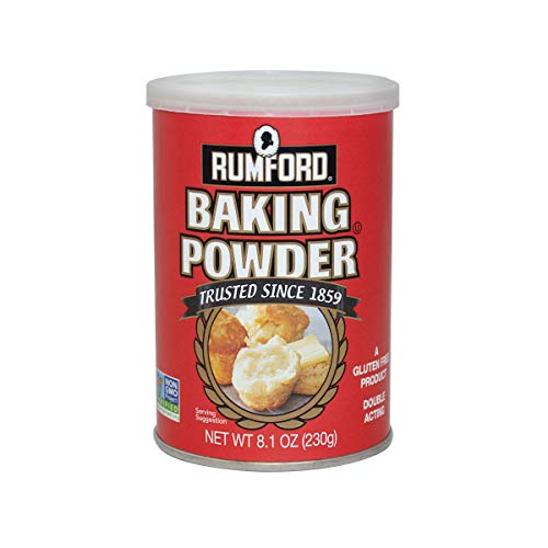 Rumford Double Action Baking Powder, 8.1 oz, Pack