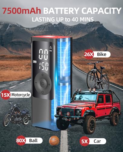 Portable BDO Tire Inflator: Upgrade 2.5X Faster 150PSI